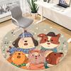 1pc Dogs, Winter Chair Carpet for Office - Durable, Ideal for Chair Mats, Stylish & Functional Decorative Rug yy260203076