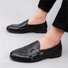New British Designer Men's Trend Monk Strap Shoes Male Moccasins Wedding Prom Homecoming Office Party Footwear Zapatos De Novio