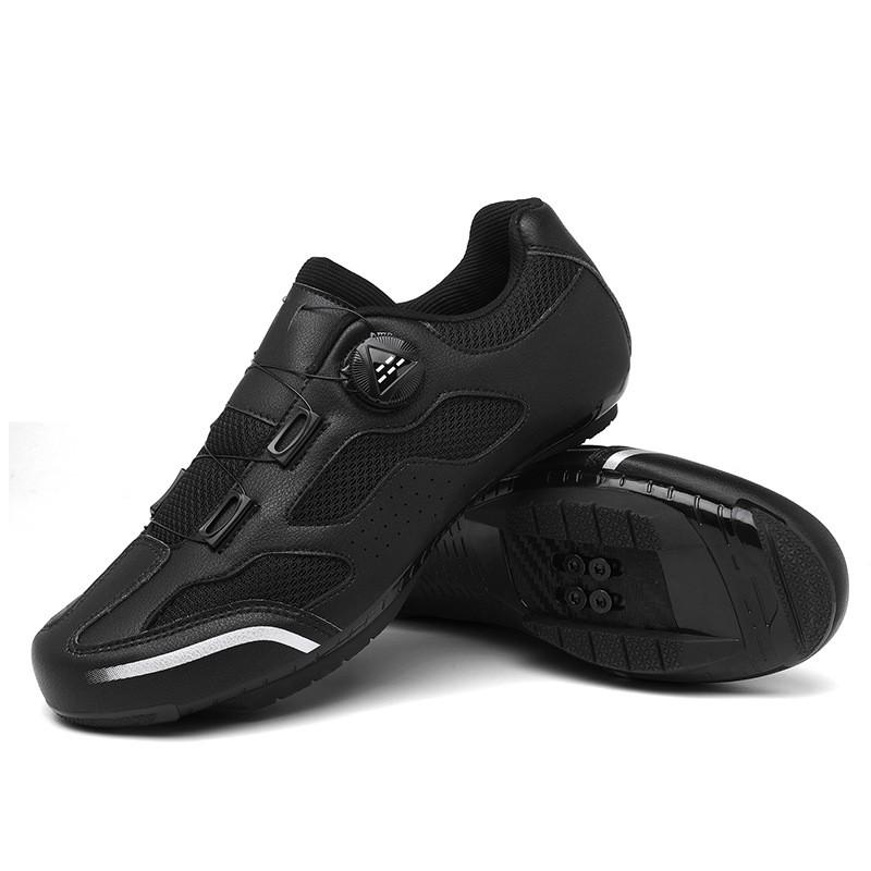 Unisex Cycling Shoes Road Mountain Bikes Hard Sole Breathable Mesh Anti-Slip Pedal Compatible