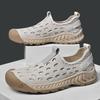 Ausgehöhlte Herren-Sneaker Atmungsaktive Mesh-Flats Leichte Freizeit-Laufschuhe Fahr-Loafer Ultraleichtes Herren-Slip-on-Schuhwerk