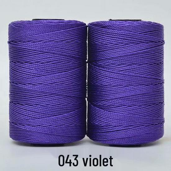 Filo per uncinetto e maglia in nylon a tre capi per borse, cappelli, scarpe, cuscini per seduta, seta ghiacciata e filato di lana.
