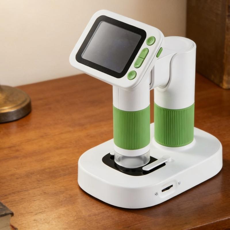 1000x Magnification Microscope Desktop & Handheld Magnifier Support PC Educational Science Toys Microscopes for Kids