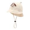 Spring & Autumn Baby Bear Double Brim Sun Hat - Breathable, Cute Unisex Bucket Hat for Boys & Girls