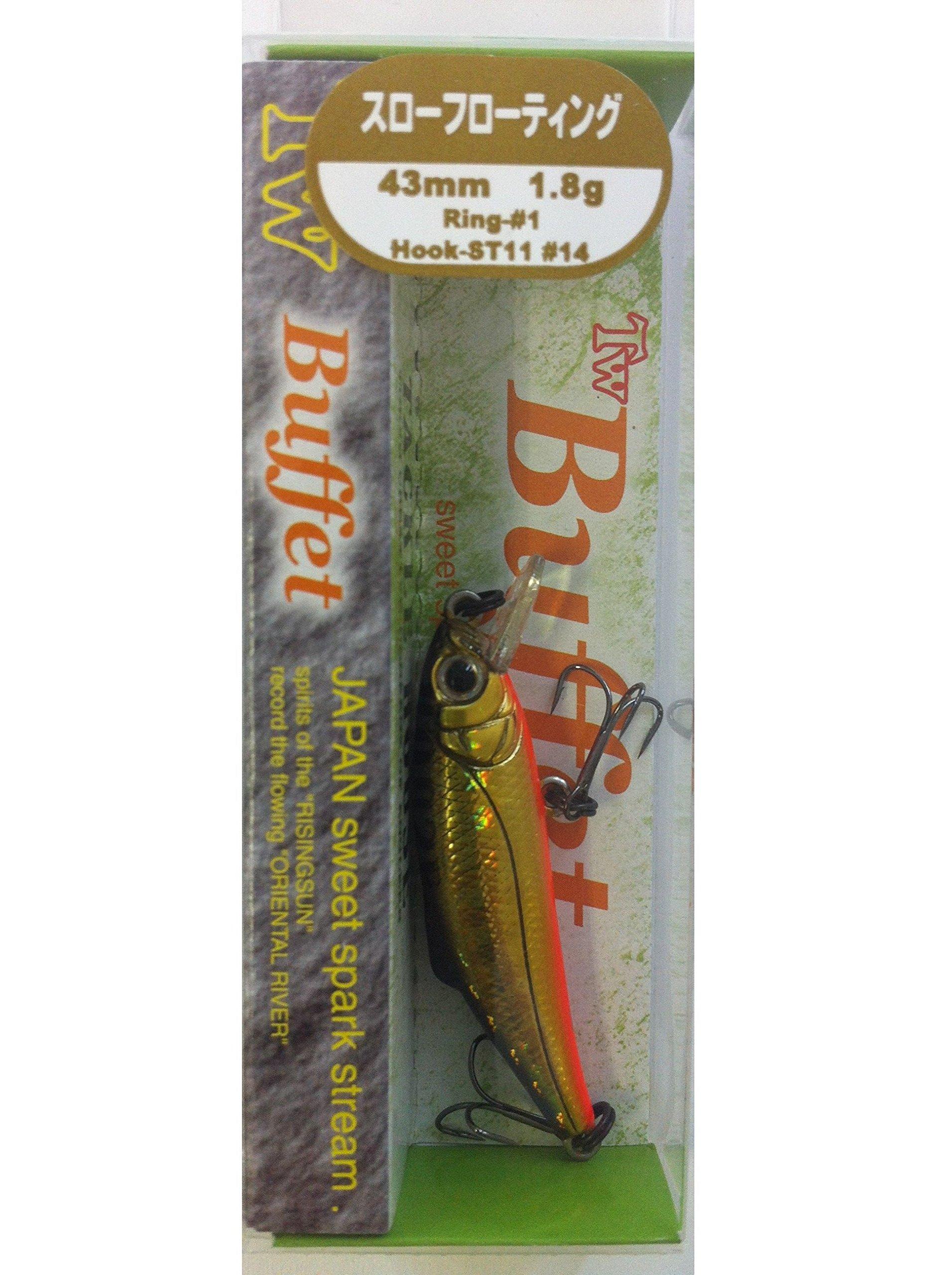 

TackleHouse Minnow Buffett F 43mm 1.8g GoldBlackOrange Berry #04 F43 Lure