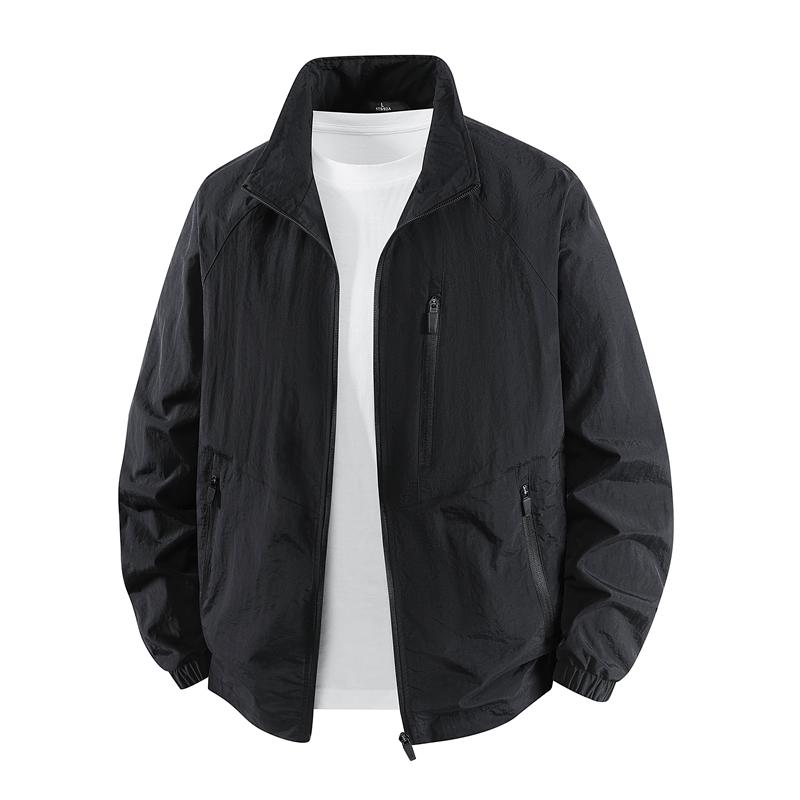 Jacket Men's Baseball Uniform Men's Coat Top Outdoor Sports Loose Casual Jacket