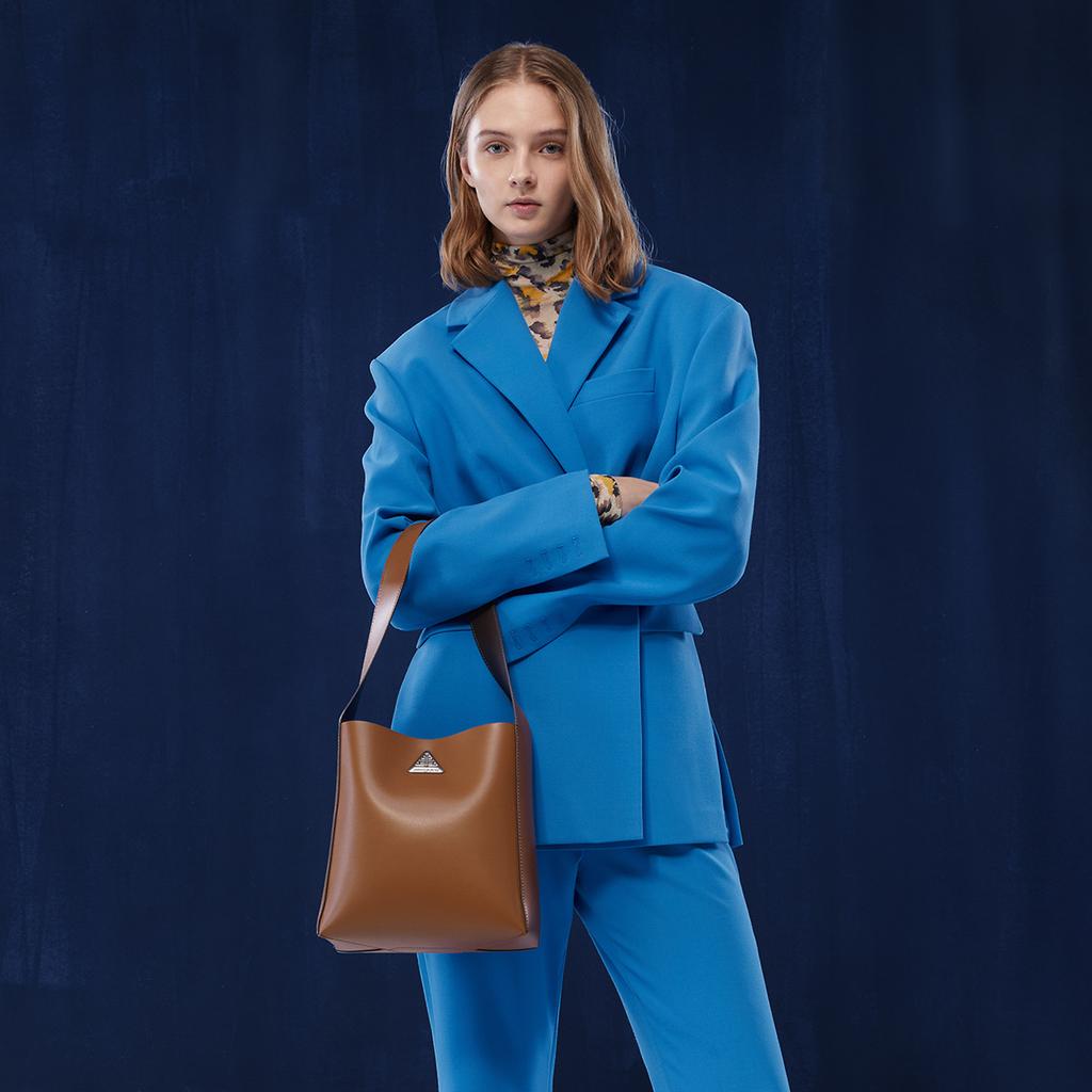 New CHARLES&KEITH PU HOBO Bag, Tote Bag, Shopping Bag, Shoulder Bag Medium Size Women's Multicolor CK2-40271176