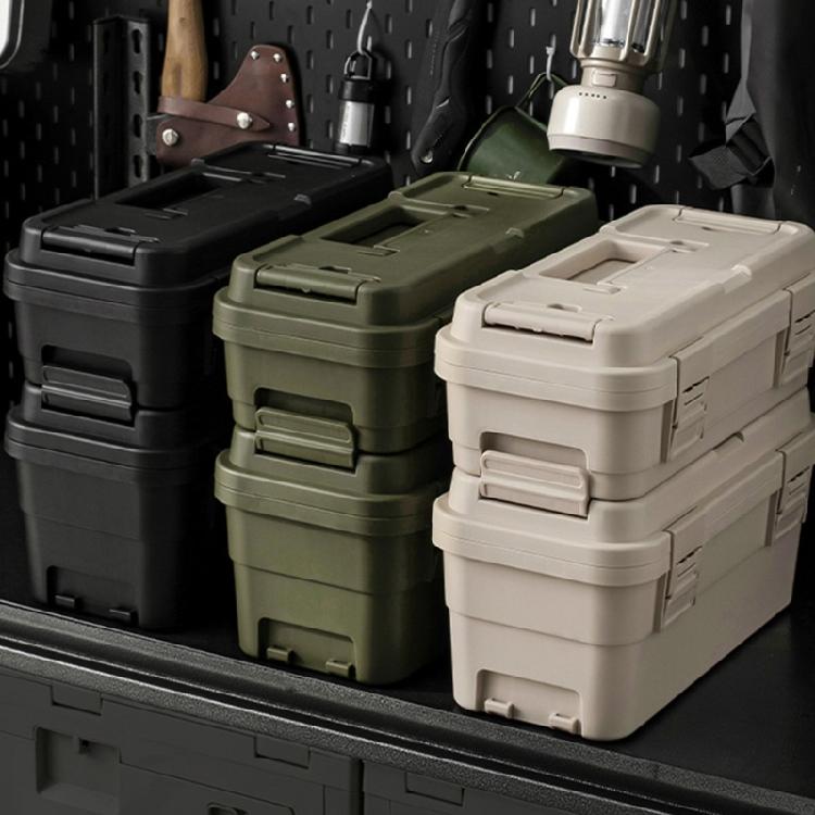 Tool Storage Box Pouch PP Material With Secure Lock Internal Dividers Medium 6.5L Small 4L Capacities Organized Solution