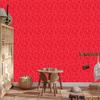 Wallpaper Geometric pattern red, subtle detail 50x1000