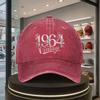 Vintage Digital Floral Print Baseball Cap Unisex Snapback Hat Outdoor Casual Sporty Fashion Lightweight Comfortable