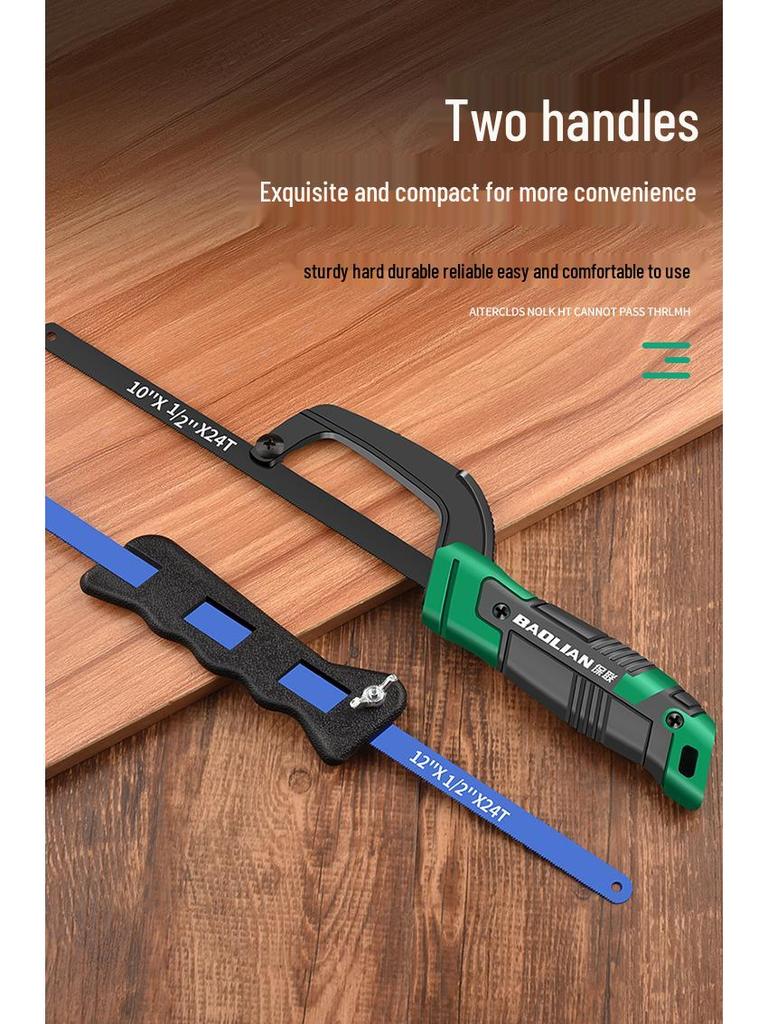 Handmade Steel Handheld Saw for Wood and Metal Cutting