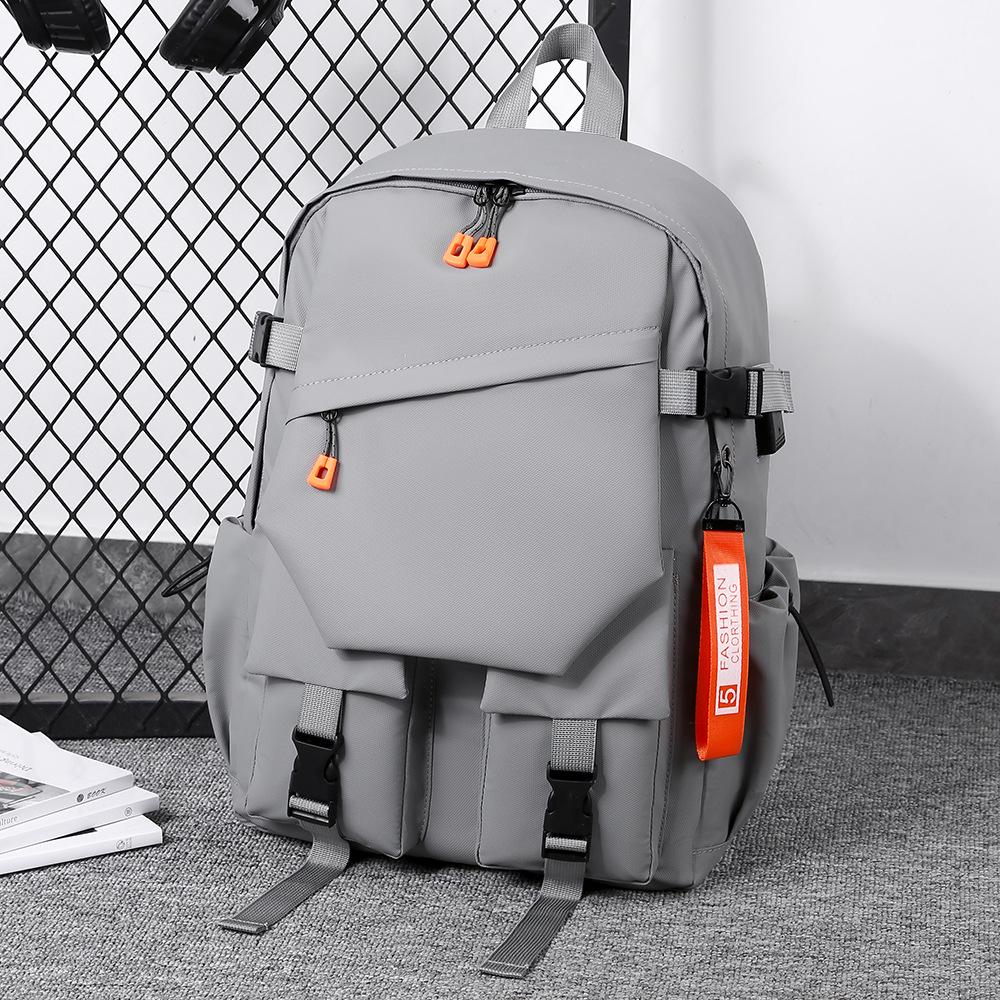 Men's Large-Capacity Casual Sports Backpack with Laptop Compartment for Middle School, High School, and University Students