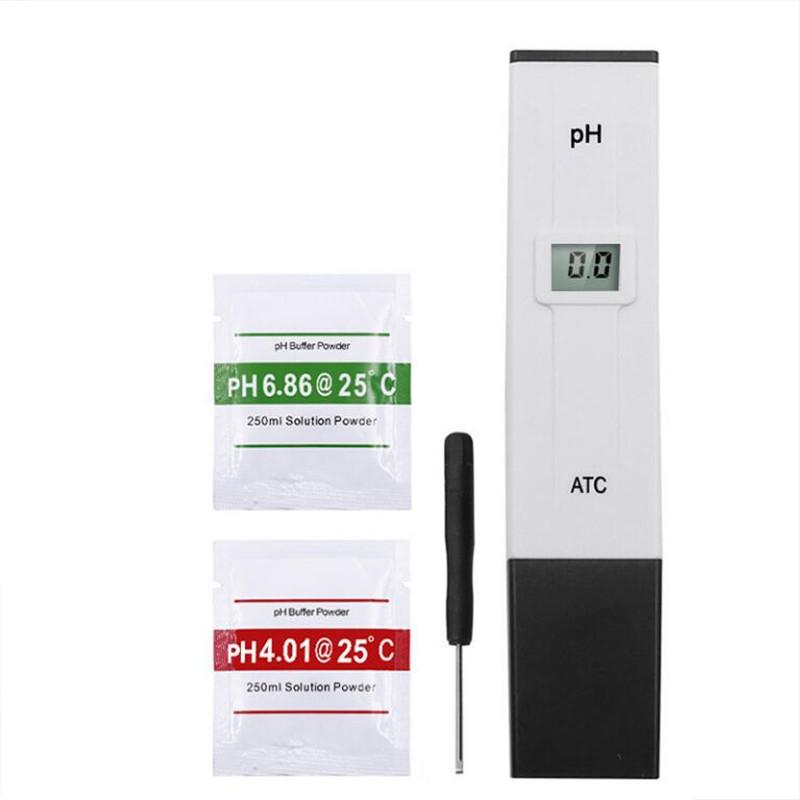PH Meter Digital PH Tester Water Quality Testers Acidity Measure Device Water Pool Aquarium Hydroponics Home Brew 0-14pH