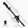 Retractable Metal Tripod Microphone Boom Arm with Thickened Phone Holder