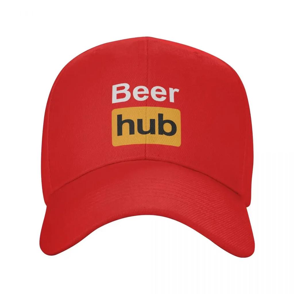 Custom Punk Beer Hub Baseball Cap for Women Unisex Breathable Beerhub Dad Hat Sports Snapback Hats