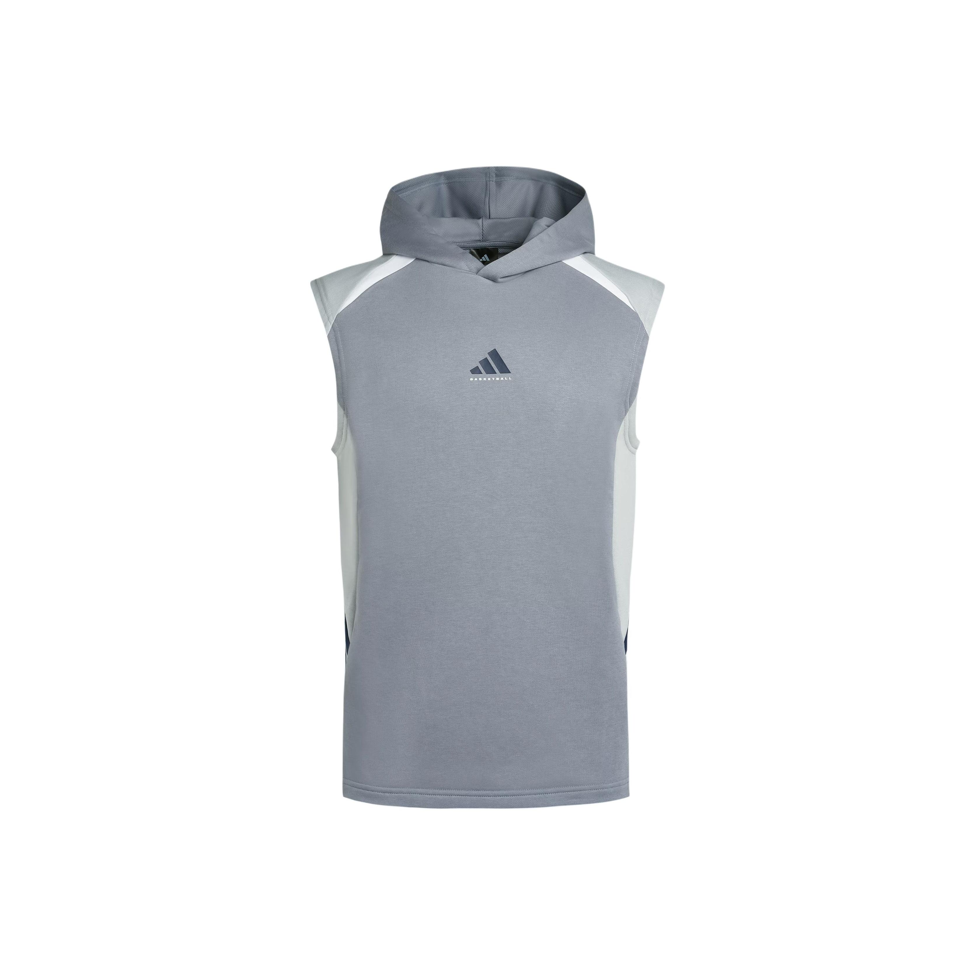

Adidas Basketball Hooded Pullover Sleeveless Vest Men Tops KC2747 L