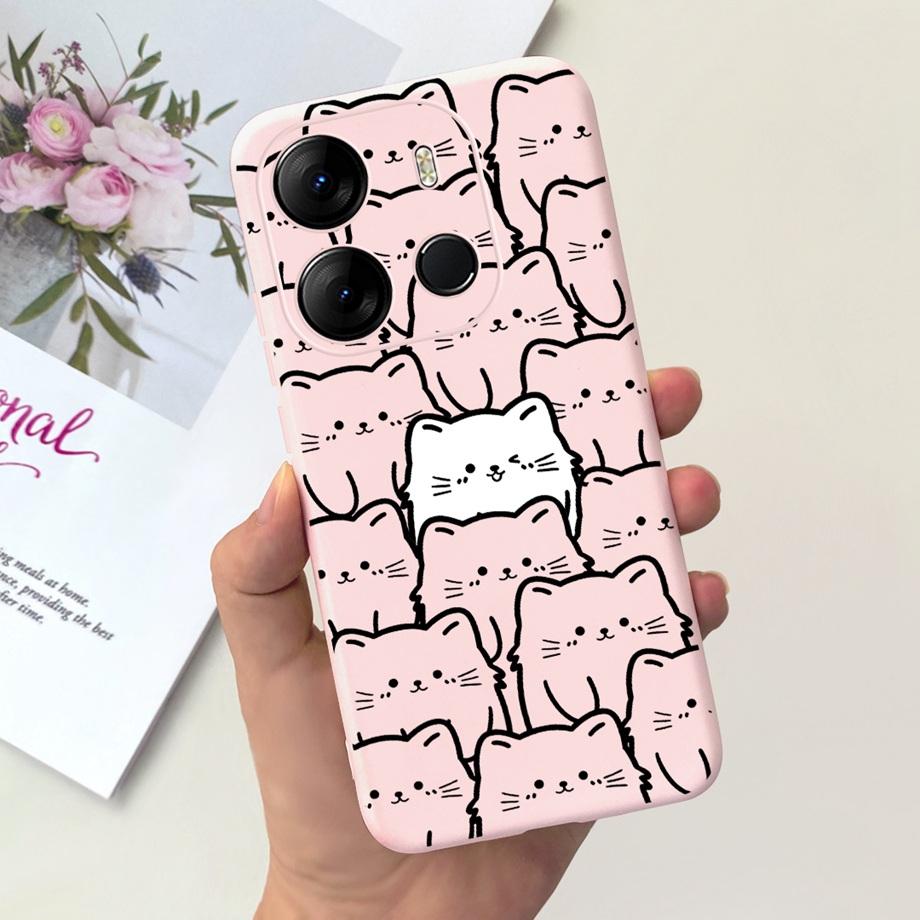 For Tecno Spark GO 2023 Case Stylish Fashion Soft Silicone TPU Housing Capa For Tecno Pop 7 Pro Pop7 Coque Pop7 BF6 BF7 Bumper