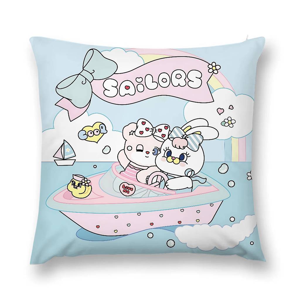 

Cute M-Momorei Pillow Case Pillows For Cover Home Decor Items Living Room Decoration Cushion Covers 16x16Inch