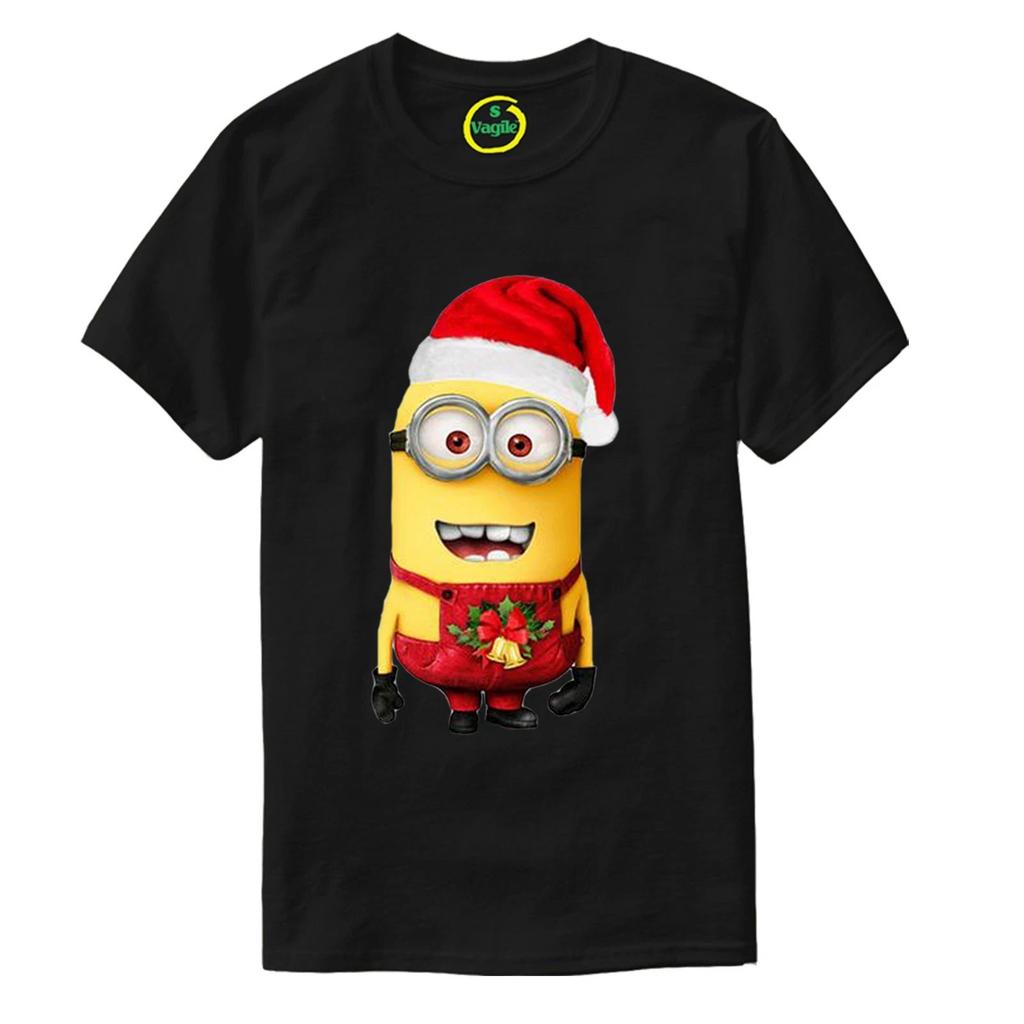 DESPICABLE ME CHRISTMAS MINION SANTA CLAUS XMAS KIDS ADULT T-SHIRT Gift Present