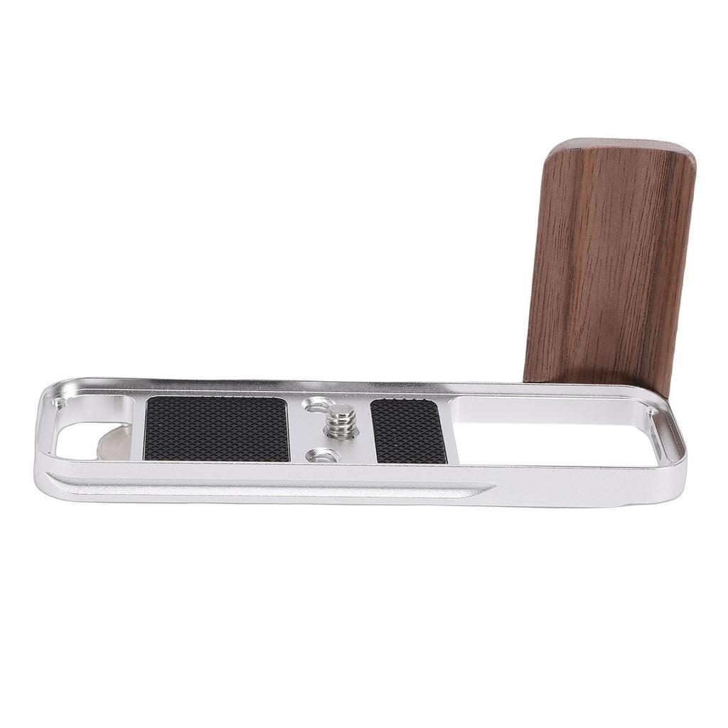 L-förmiger Griff Passend für X E5 Kamera Aluminiumlegierung Holz Kamera Handgriff mit Schnellwechselplatte Auslöser Taste