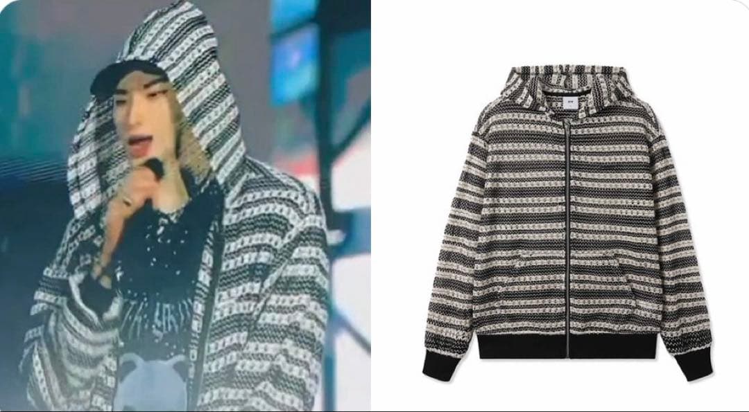 

[USED] straykids Hyunjin wears hoodie, size L