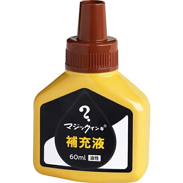 

Teranishi Chemical Magic Ink Refill Ink 60ml Brown Oil-based MHJ60J-T6 коричневий
