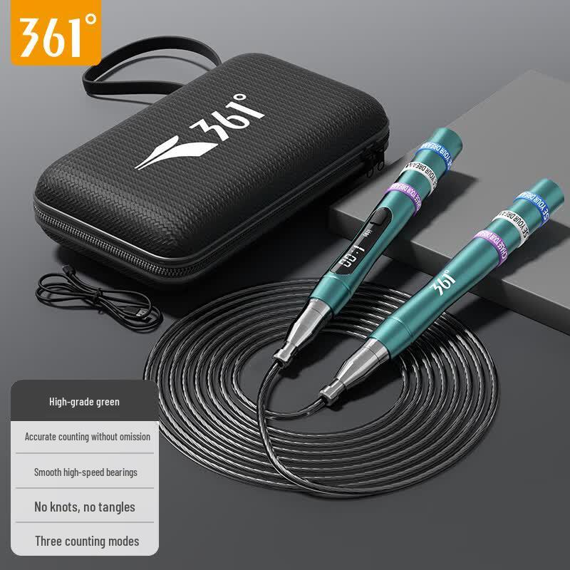 361° Digital Counting Steel Wire Speed Jump Rope