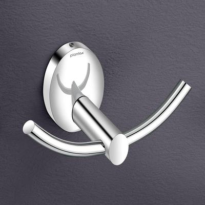 Grade Stainless Steel Bathroom Hooks for Hanging Towels and Clothes In Washroom/Bathroom Accessories - Oreva (Chrome)