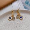 French Retro Palace Style S925 Silver Pearl Earrings – Niche Design, High-End Light Luxury 