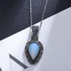 Jewelry Stone Water Drop Retro Fashion Versatile Pendant Necklace