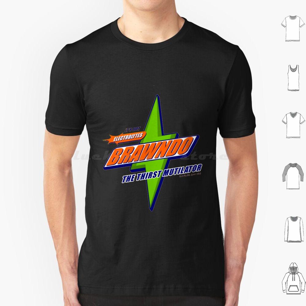 Brawndo-Idiocracy Sticker T Shirt 6xl Cotton Cool Tee Brawndo Idiocracy Getorade Energy Drink Power Fast Thrust Beverages