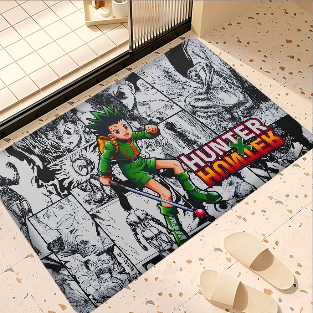 Fantasy Comic Hunter X Hunter Floor Mat Rectangle Anti-slip Home Soft Badmat Front Door Indoor Outdoor Mat Welcome Doormat