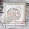 Rabbits Die Cut Tree Shape Die Cut Metal Templates Carbon Steel Cutting Dies for Card Making Scrapbooking Packaging