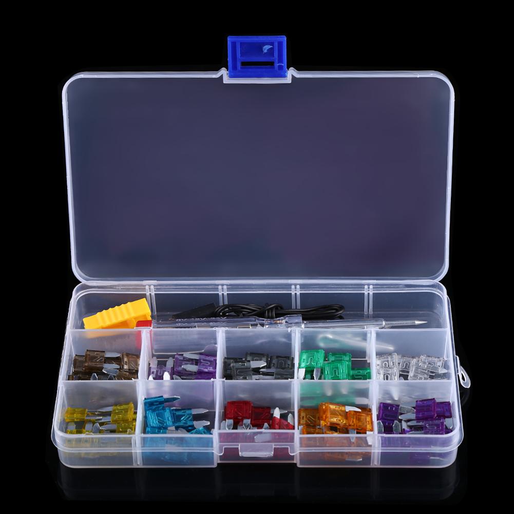 100Pcs 2A 35A Assortment Mini Blade Fuse Set Kit For Car Auto Truck SUV