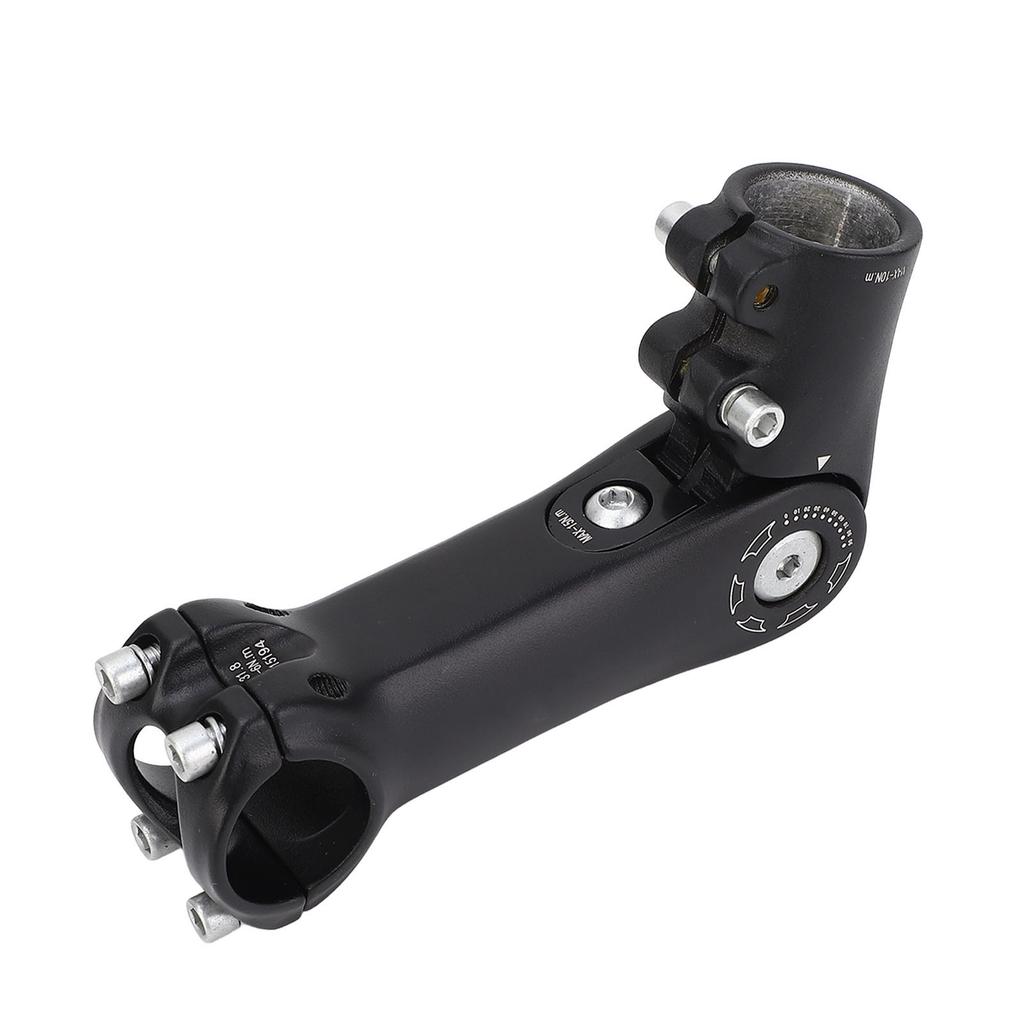 Adjustable Bike Stem 90 Degree Aluminum Alloy Bike Handlebar Riser Extender for Mountain Bikes 28.6x31.8/110