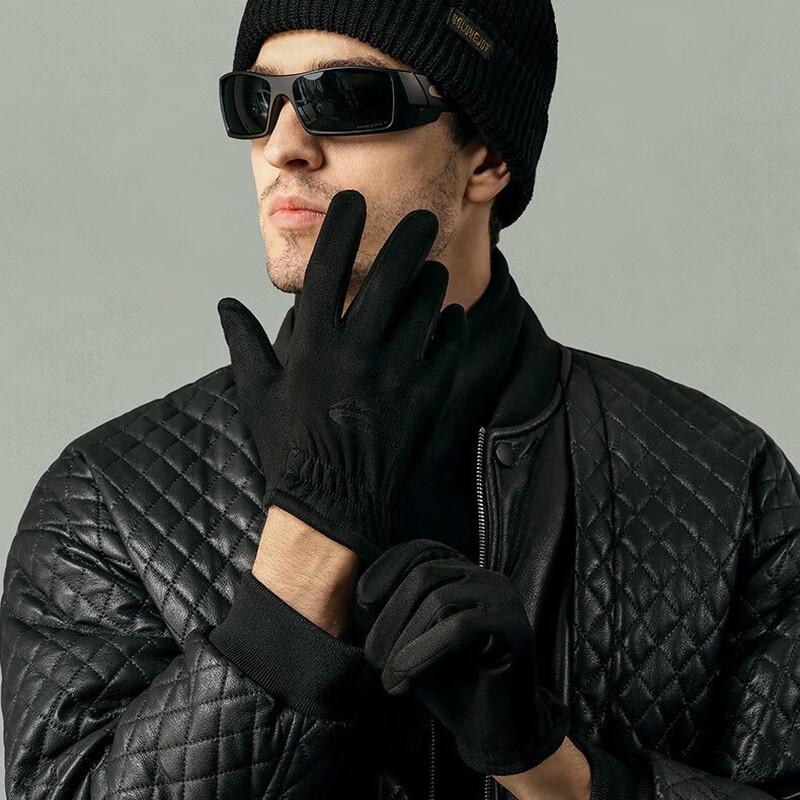 

Айлан Хуйдзя DH Зимние Уличные Велосипедные Перчатки с Сенсорным Экраном Замшевые DY55