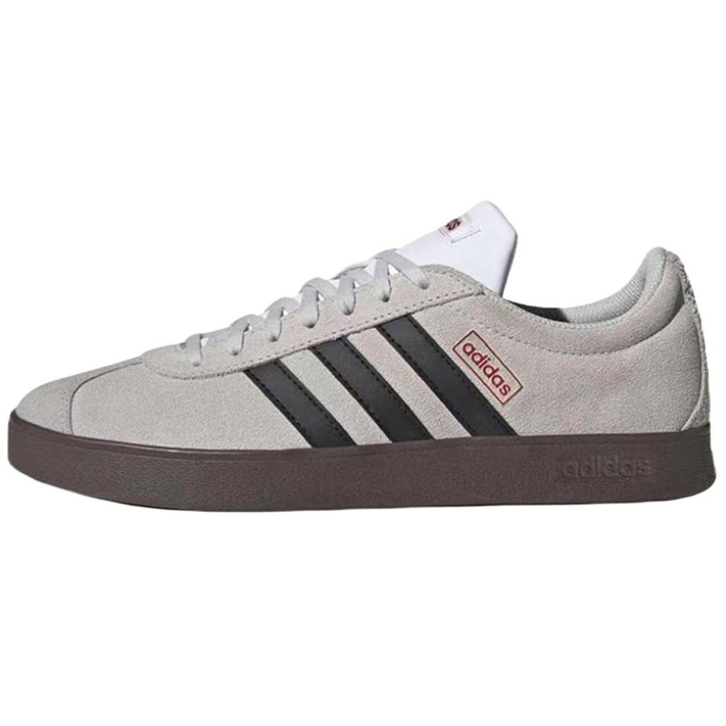 Adidas VL COURT 2.0 Abrasion Resistant Lightweight Low top Skateboard Shoes Unisex Pink White HQ1802(Team417-)