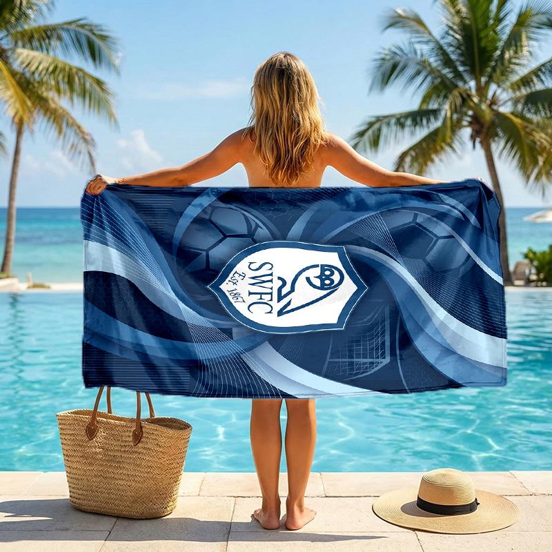 Asciugamano da Spiaggia Sheffield Wednesday Football Morbido Microfibra Asciugamano Estivo Asciugatura Rapida Assorbente per Spiaggia Piscina Viaggio