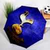 Paraguas Automático Impreso con el Escudo del Tottenham, 8 Varillas para Viajes, camping, Paraguas Casual, Regalo Esencial para la familia y los amigos