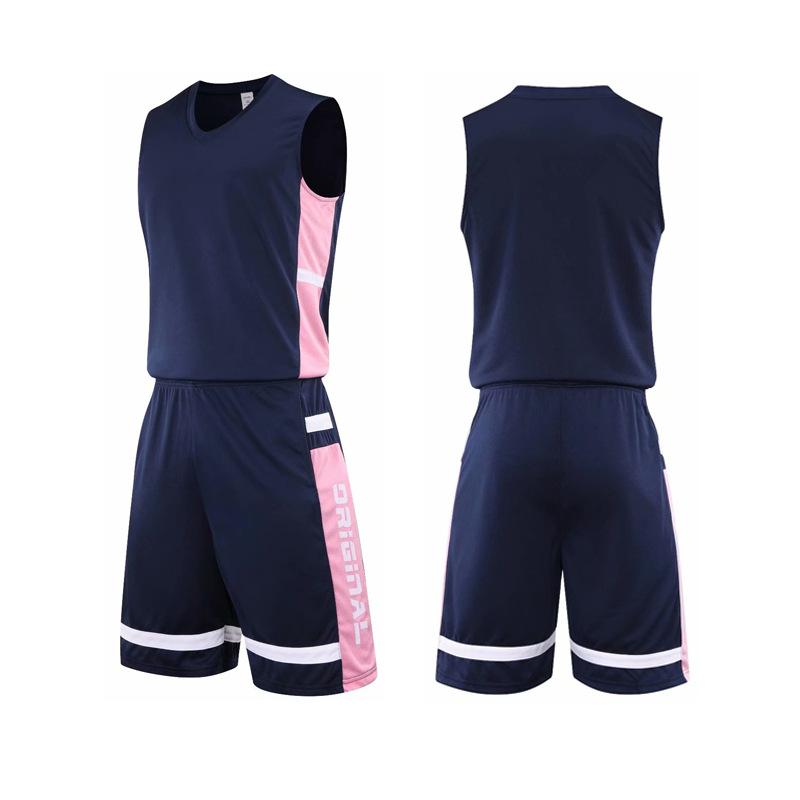 Quick-drying basketball jersey set Student personalized jersey Adult children's game training sports vest DIY printing number