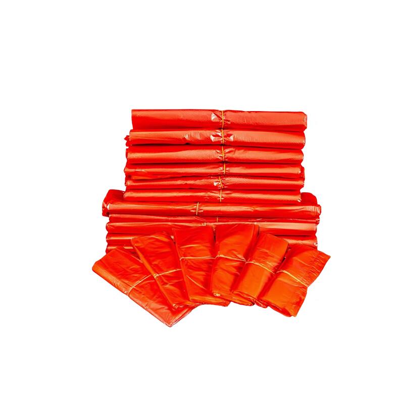 Thickened Red Vest-Style Plastic Garbage Bags