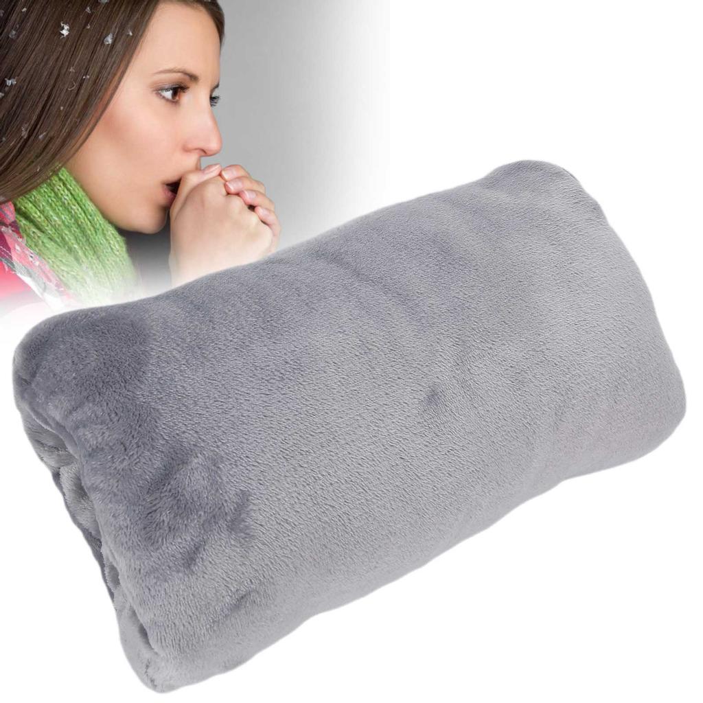 Electric Hand Warmer Velvet USB Handwarmer Pocket Pouch Winter Warm Heating Pad