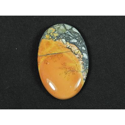 30X48X05MM Natural Malingano Jasper Oval Cabochon Loose Gemstone 90Cts. SK-4703
