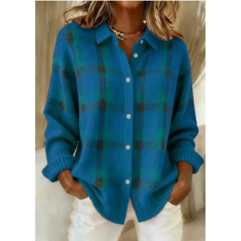 Womens Oversized V-Neck Knit Cardigan Sweater Soft Casual Long Sleeve Loose Fit Wear