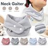 Striped Neck Wrap Soft Warm Neck Gaiter Gifts Cotton Neck Warmer  Air Conditioned Room