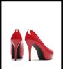 Women's High Heel Stiletto Peep Toe Platform Patent Leather Nightclub Shoes