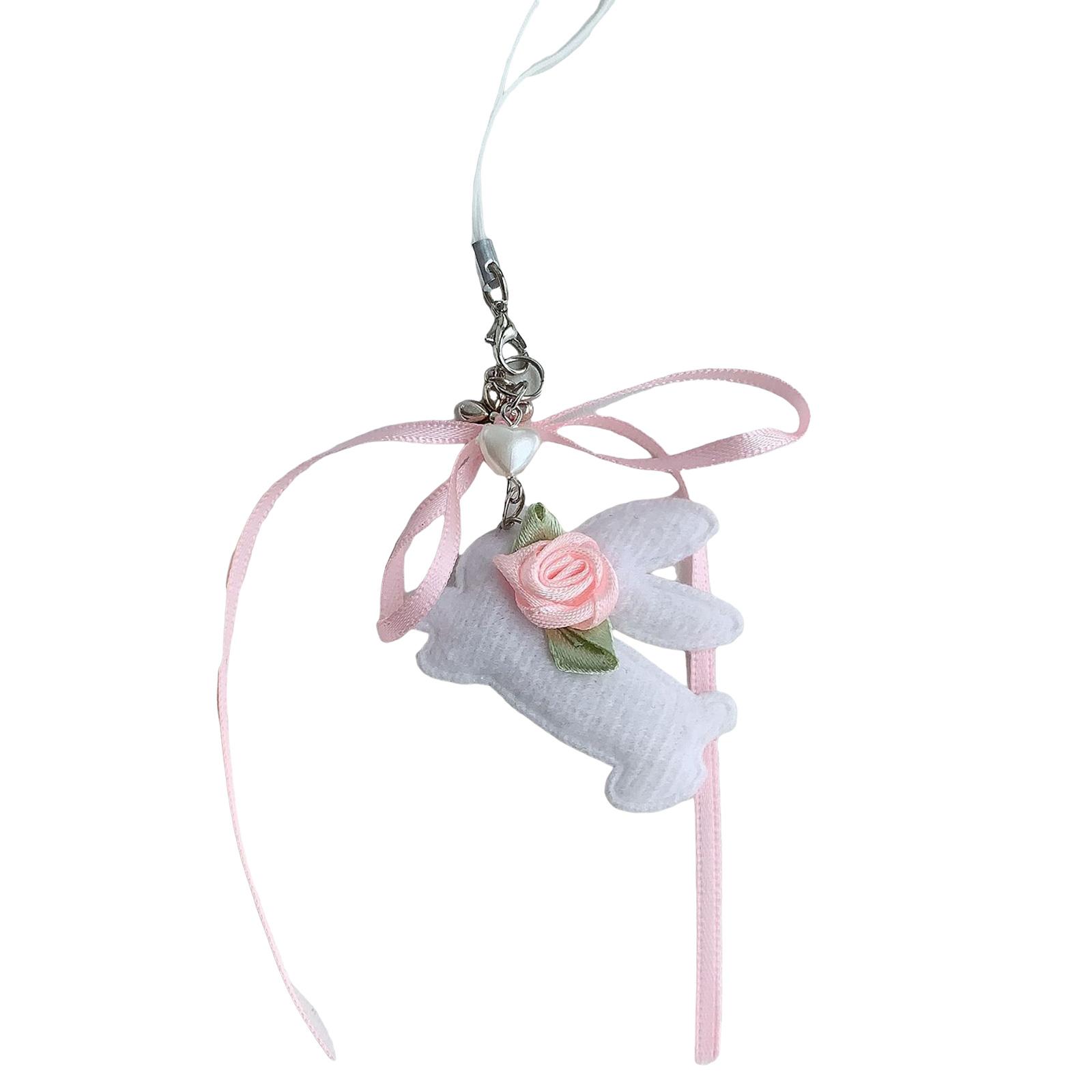 

Стильный брелок для мобильного телефона с бусинами, привлекающий внимание, цветной брелок для ключей, модное украшение для женской сумки 5