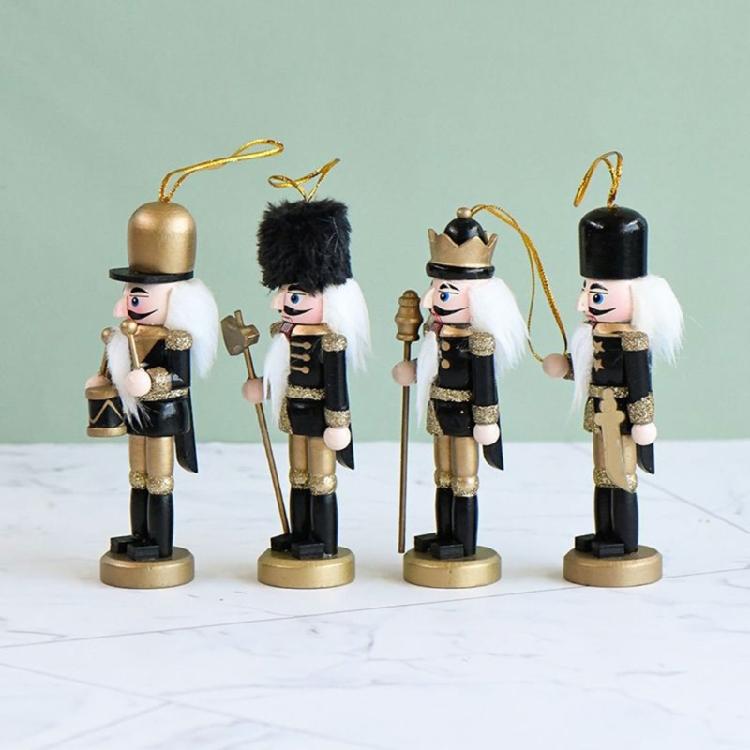 Nutcracker Soldier Figurine Hanging Decorations for Christmas Tree Figures Toy
