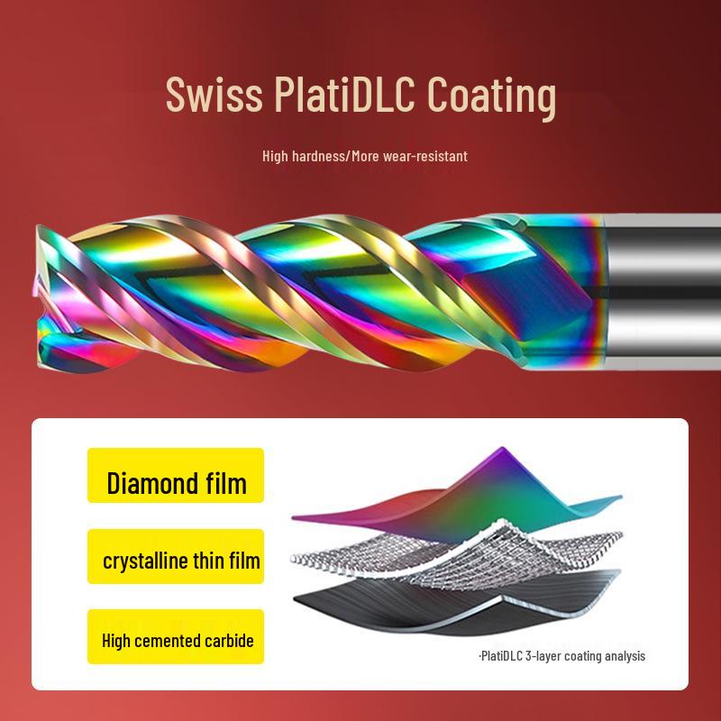 Tiangong 3-Blade 55° Carbide Aluminum Milling Cutter for CNC