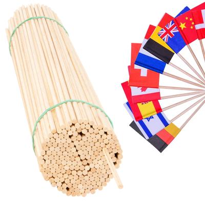 Wooden Beech Flag Sticks 50cm5mm 100pcs
