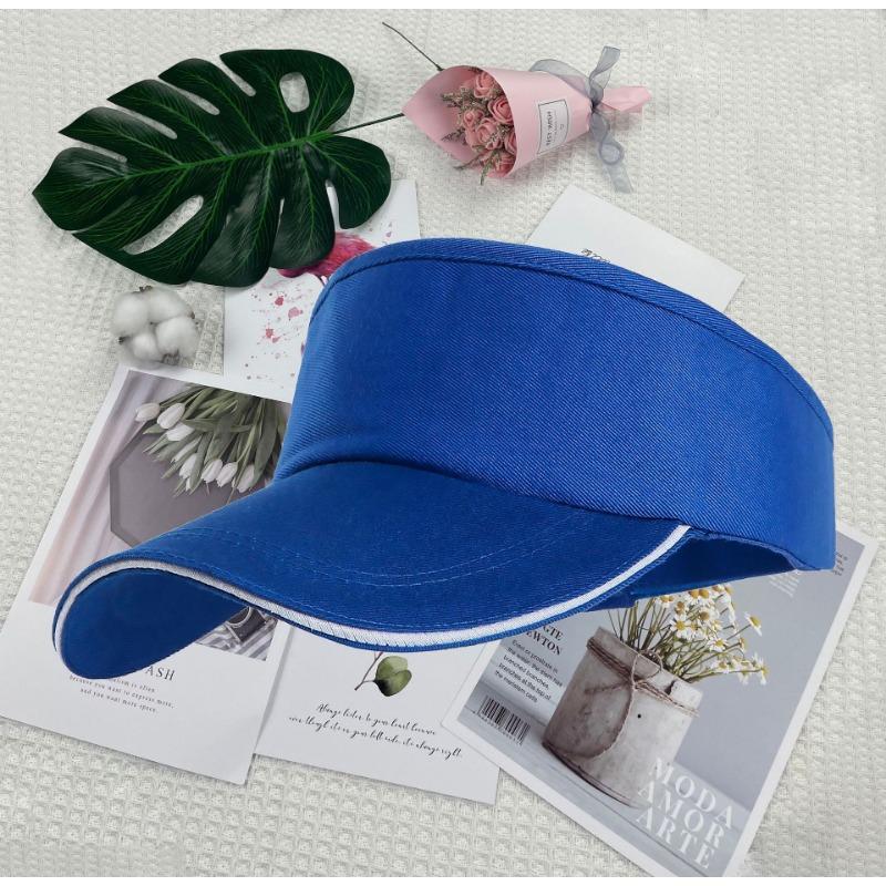 Pure cotton empty top hat printed sun hat topless parent-child hat group printing